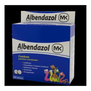 Albendazol MK 200mg x 2 tabletas