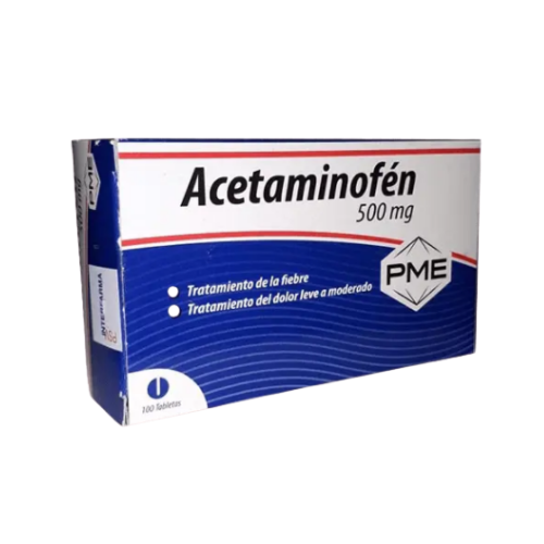 Acetaminofen 500 mg (10 comprimido)