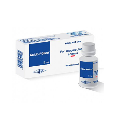 Ácido Folico 5mg (Lafsa) (200 comprimidos)
