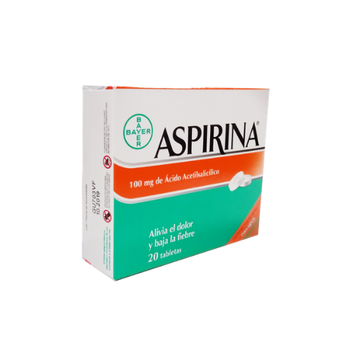 Aspirina 100mg (20 comprimidos)