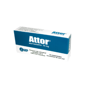 Attor 10 mg (atorvastatina) (1 comprimido)