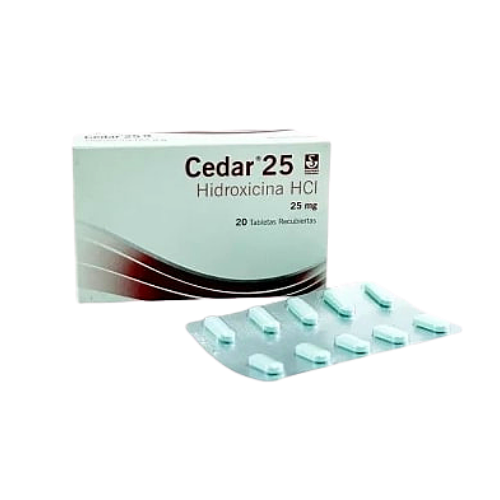 Cedar 25mg (hidroxicina HCI) (10 comprimidos)