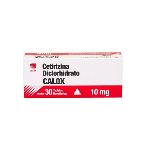 Cetirizina 10 mg (Calox) (1 comprimido)