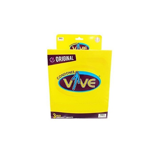 Condones Vive Original (3 unidades)