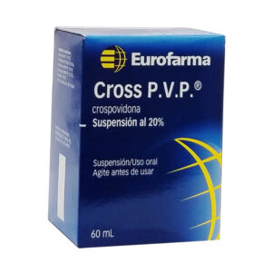 Cross - P.V.P. (crospovidona) 20% 60ml (1 frasco)