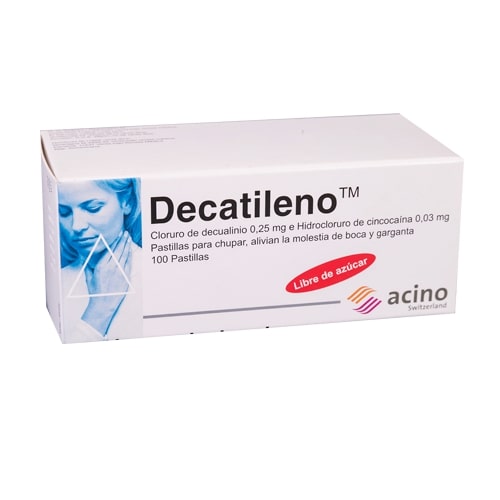 Decatileno (masticable) (1 comprimido)