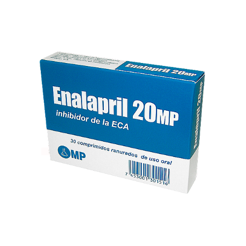 Enalapril 20 mg (MP) (1 comprimido)