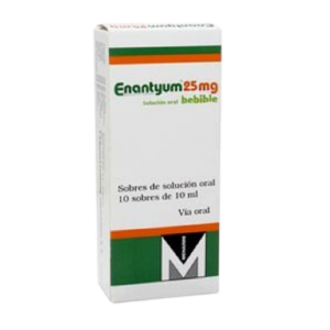 Enantyum 25 mg solución bebible (1 ampolla bebible)