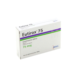 Eutirox 75 mcg (1 comprimido) Levotiroxina