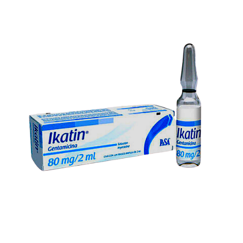 Ikatin 80mg-2ml Gentamicina (1 ampolla)