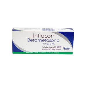 Inflacor (betametasona) 8mg/2ml (1 ampolla)