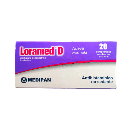 Loramed D 20mg/5mg (Loratadina) (1 comprimido)