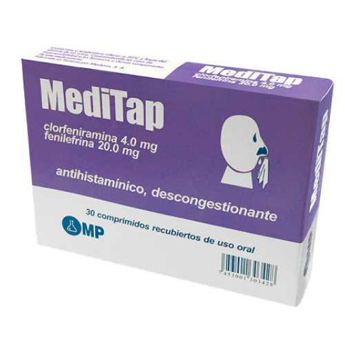 Meditap 4mg-20mg (1 comprimido)