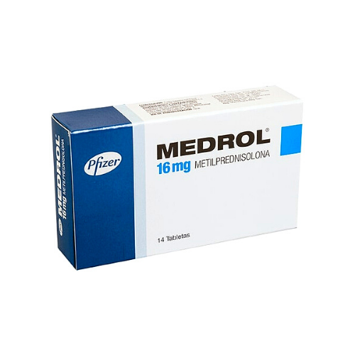 Medrol 16 mg (Pfiser) (1 comprimido)