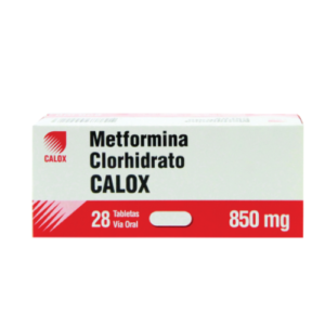 Metformina 850mg (Calox) (1 comprimido)