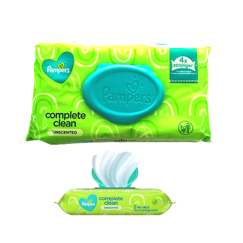 Pampers Complete Clean x 72 wipes (1 paquete)