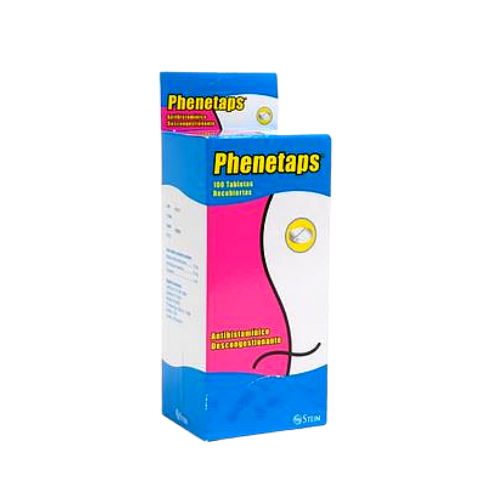 Phenetaps 8mg/10mg (10 comprimidos)