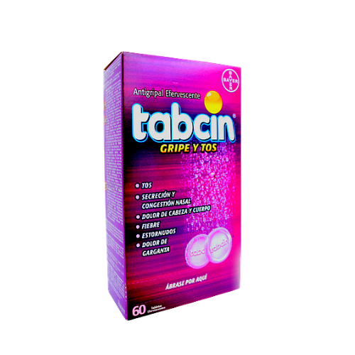 Tabcin gripe y tos efervescente (1 comprimido)