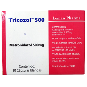 Tricozol 500mg (Metronidazol) (1 comprimido)