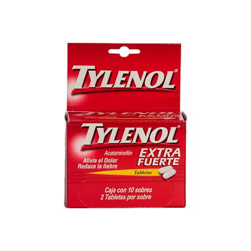 Tylenol 500mg x 10 sobres (1 caja)