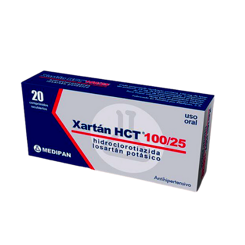 Xartan HCT 100/25 (1 comprimido)