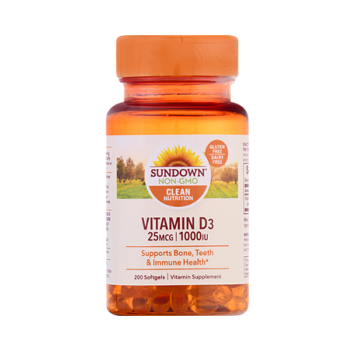 Vitamina D3 25mcg (200 capsulas)