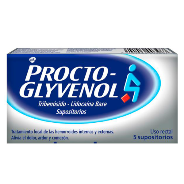 Procto-Glyvenol supositorio (5 supositorio)