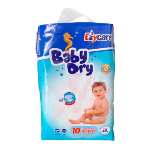 Baby Dry pañales 4-L (10 unidades)