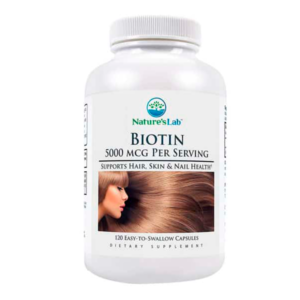 Biotin Biotina 5000 MCG (120 capsulas)