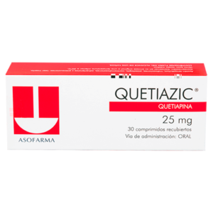 Quetiazic 25mg (quetiapina) 1 comprimido