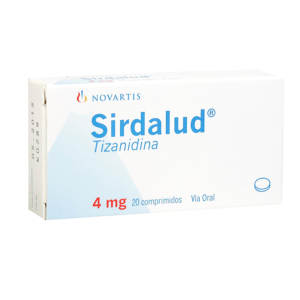 Sirdalud 4mg (Tizanidina) 1 comprimido