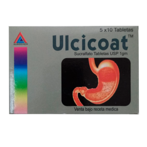 Ulcicoat 1 gm (Sucralfato) 1 tableta