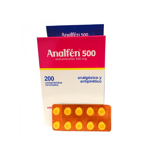 Acetaminofen 500mg (10 comprimidos)