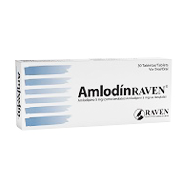 Amlodin Raven (Amlodipino 5mg) 1 tableta