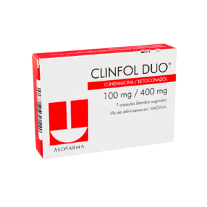 Clinfol Duo 100mg/400mg (1 ovulo)