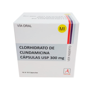 Clorhidrato de Clindamicina 300mg (1 capsula)