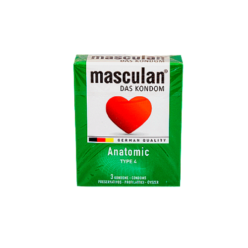 Condones Masculan Anatomic (3 unidades)