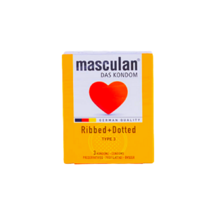 Condones Masculan Ribbed+Dotted (3 unidades)