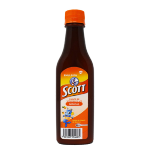 Emulsion Scott  Naranja 200ml (1 frasco)