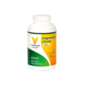 Magnesium Citrate TheVitamin Shoppe 200mg (10 comprimidos)
