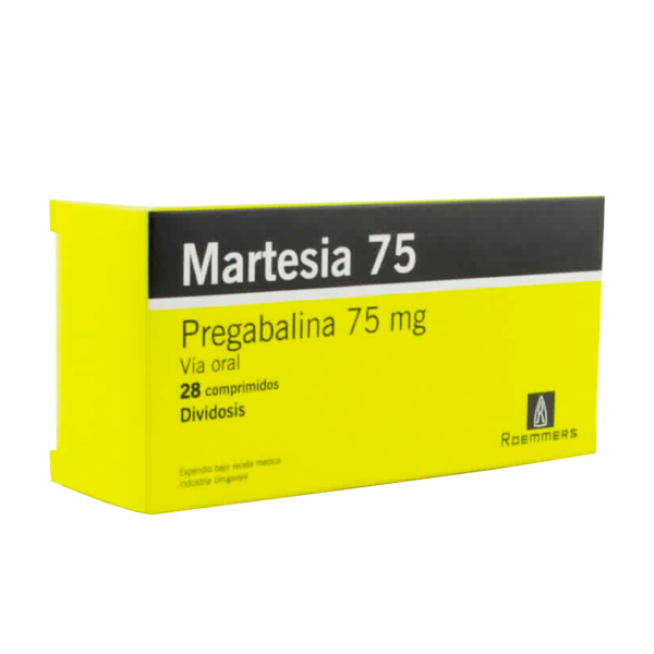 Martesia 75mg Dividosis (Pregabalina) 1 comprimido
