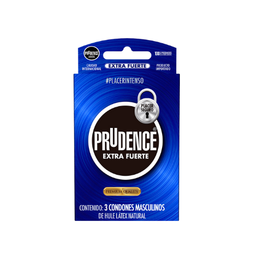 Condones Prudence Extra fuerte (3 unidades)