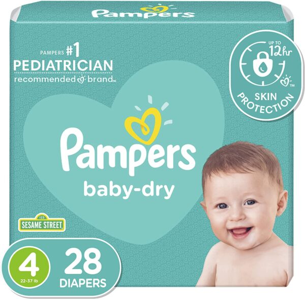 Pamper baby dry s4 jumbo pack 4/28