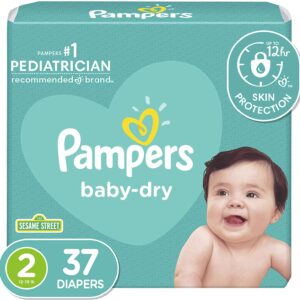 Pamper baby dry S1 / 44 panales