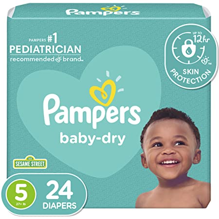 Pamper baby dry s5 jumbo pack 4/24