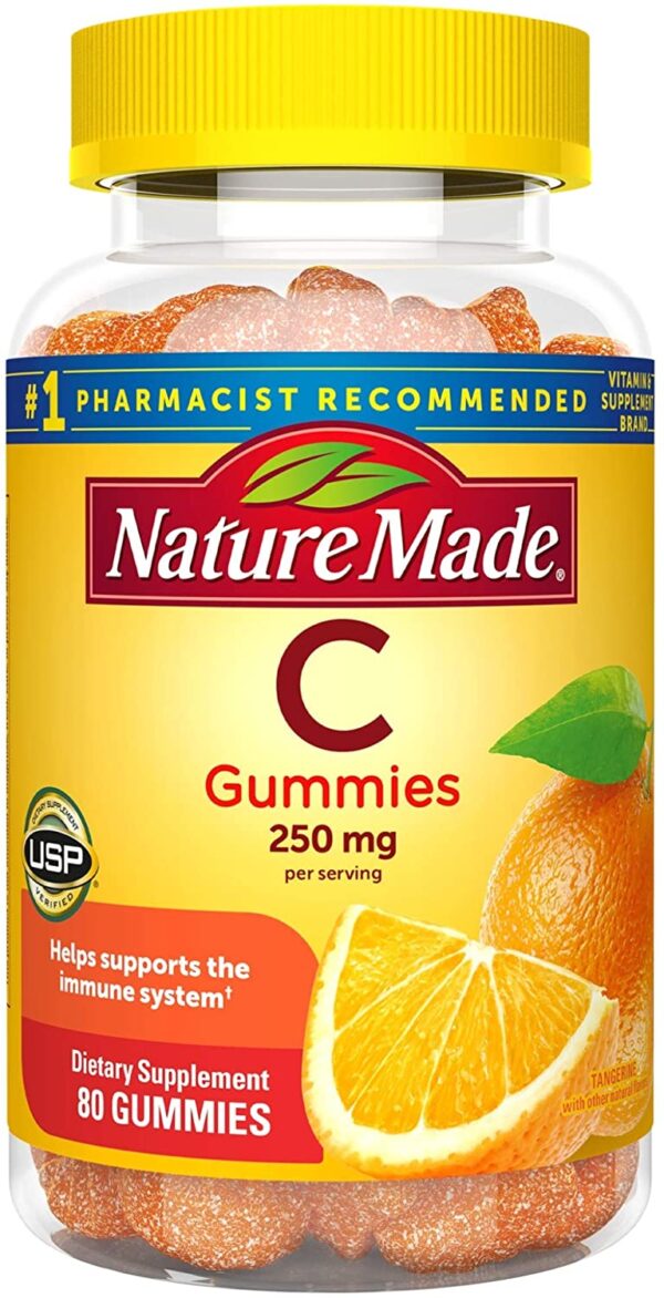 Nature Made Vitamina C Gomitas para adultos (250 mg por porción)