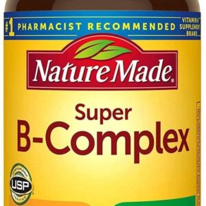 Nature Made Super B-Complex con Vitamina C y Ácido Fólico, 60 Tabletas