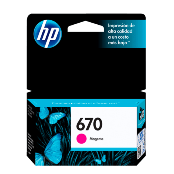 HP 670 - Magenta - original - Ink Advantage - cartucho de tinta CZ115AL