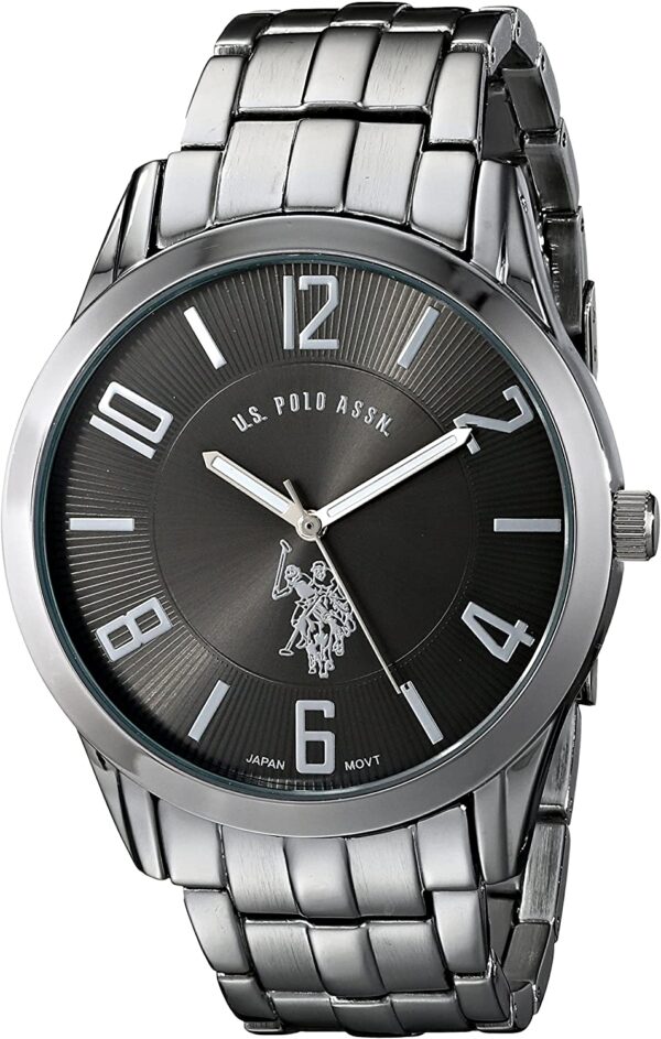 U.S. Polo Assn. Classic USC80038 reloj de pulsera para hombre color acero pavonado