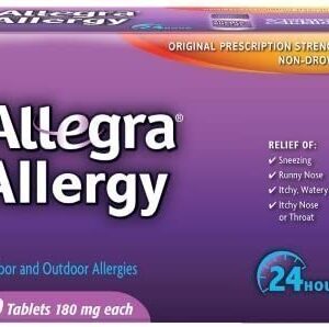 Allegra Allergy  -24hrs -180 mg - 90 Tabs